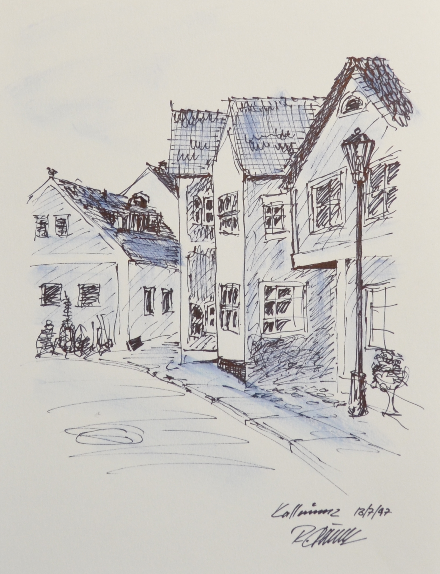 Kallmünz, Straßenlaterne